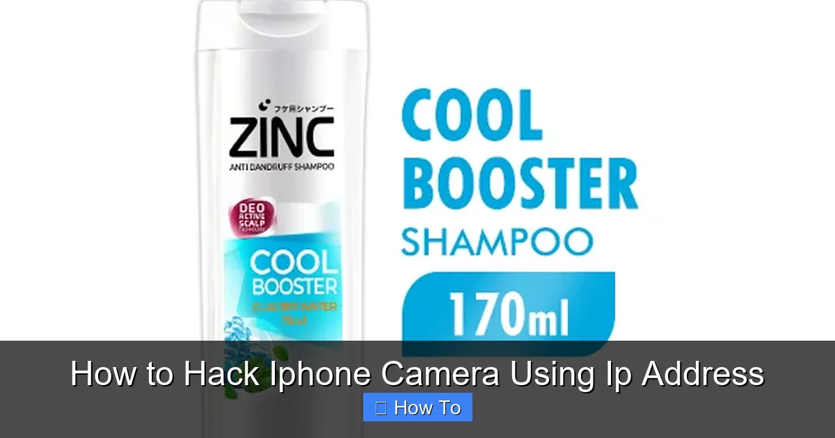 How to Hack Iphone Camera Using Ip Address