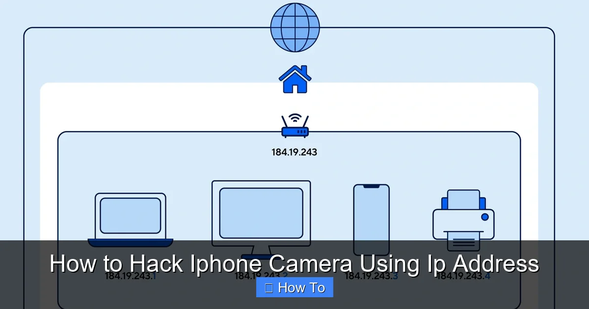 How to Hack Iphone Camera Using Ip Address