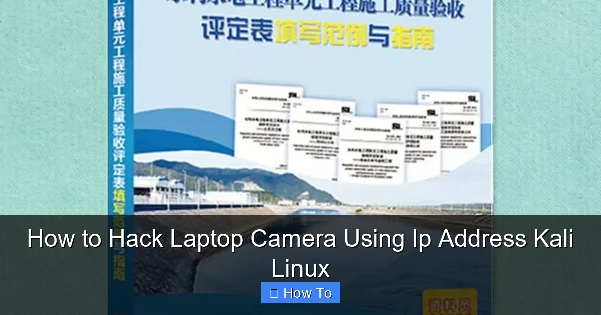 How to Hack Laptop Camera Using Ip Address Kali Linux