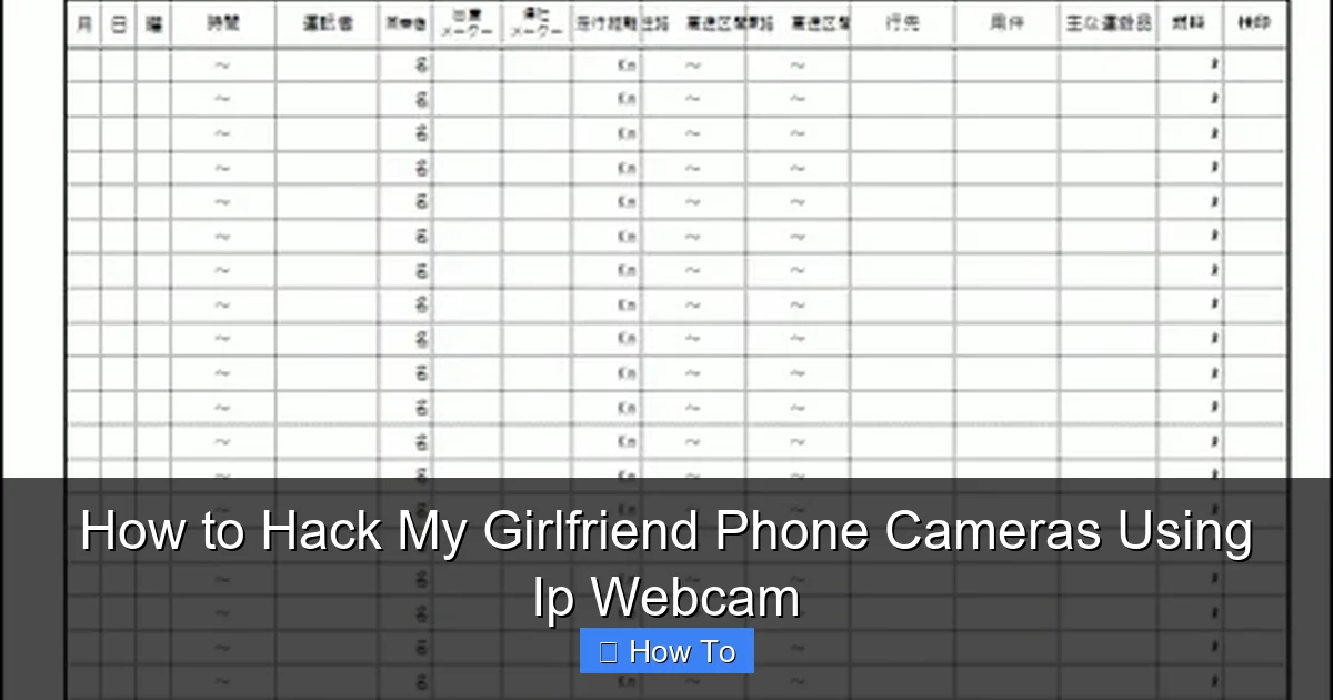 How to Hack My Girlfriend Phone Cameras Using Ip Webcam