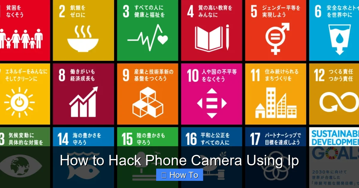 How to Hack Phone Camera Using Ip