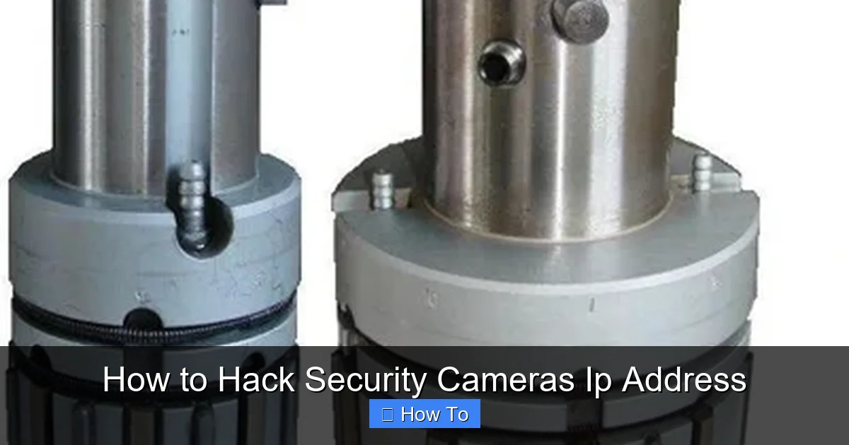 How to Hack Security Cameras Ip Address
