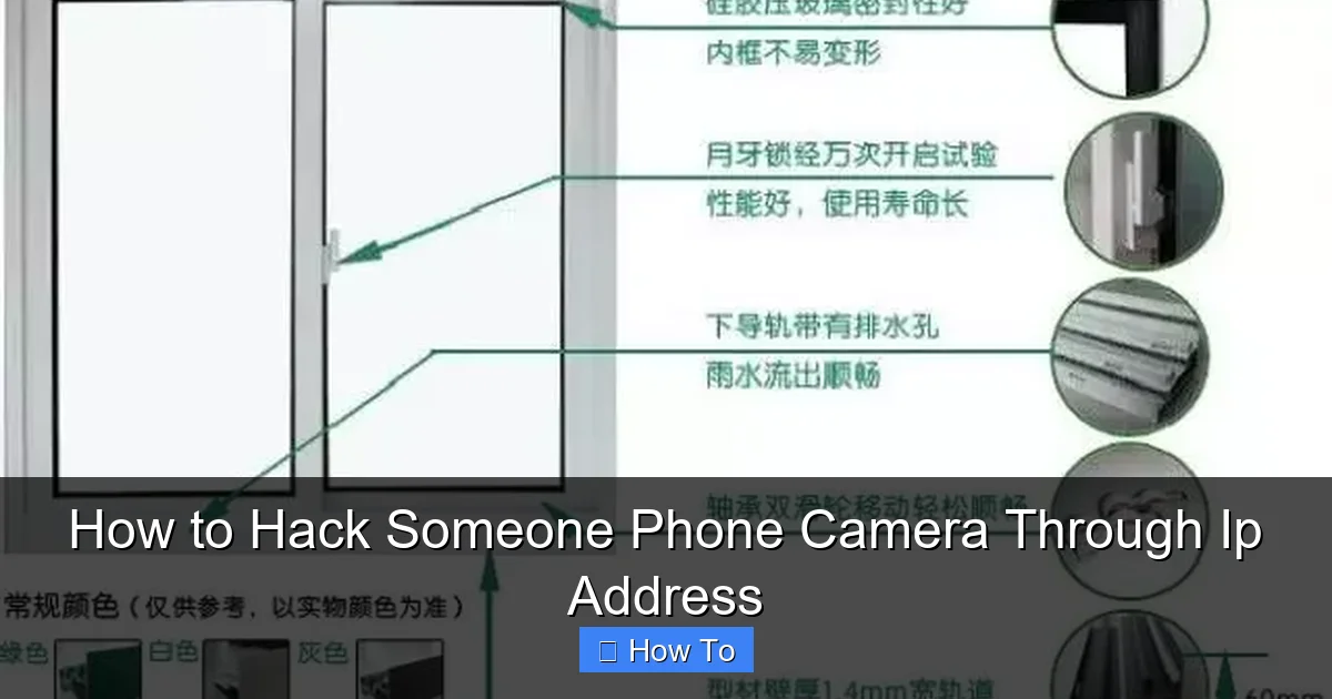 How to Hack Someone Phone Camera Through Ip Address