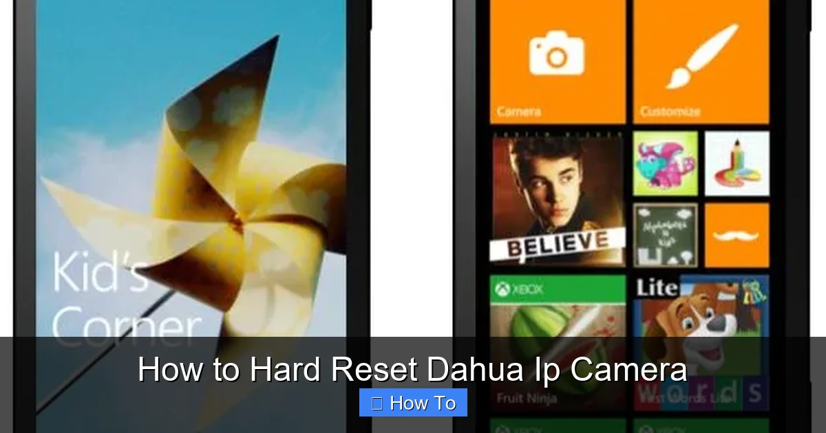 How to Hard Reset Dahua Ip Camera