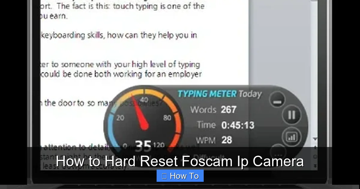 How to Hard Reset Foscam Ip Camera