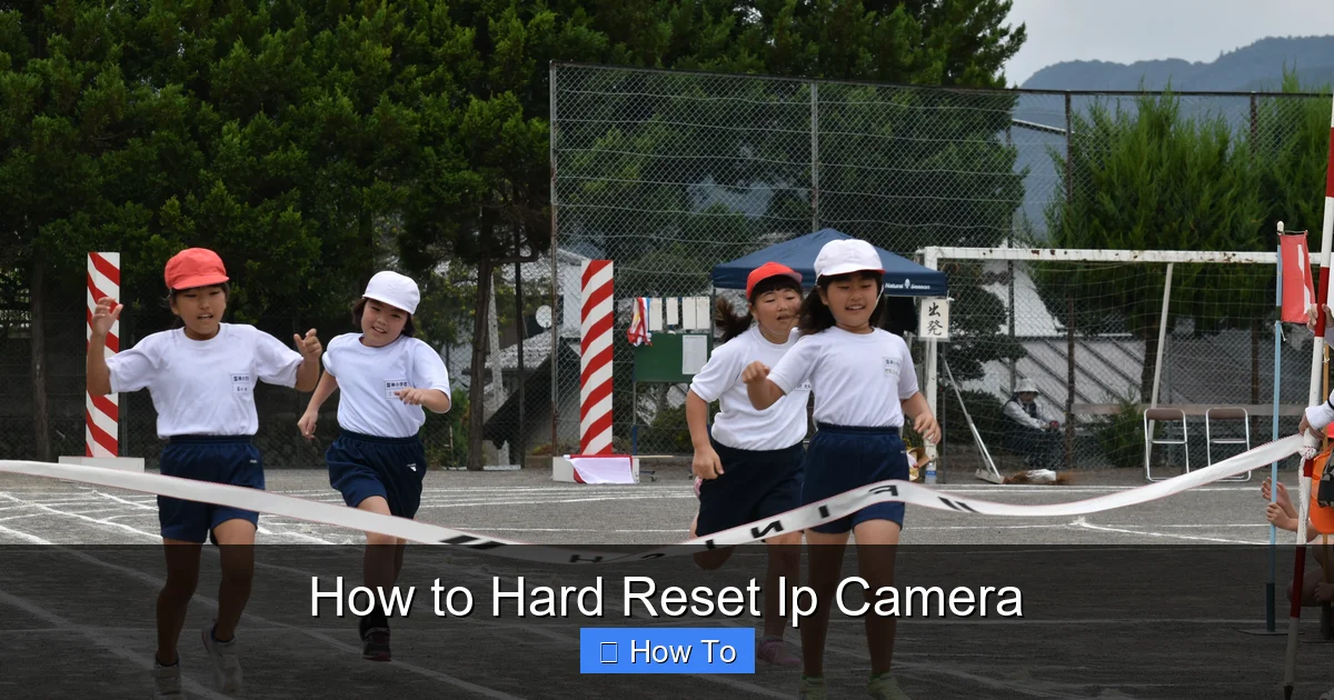 How to Hard Reset Ip Camera
