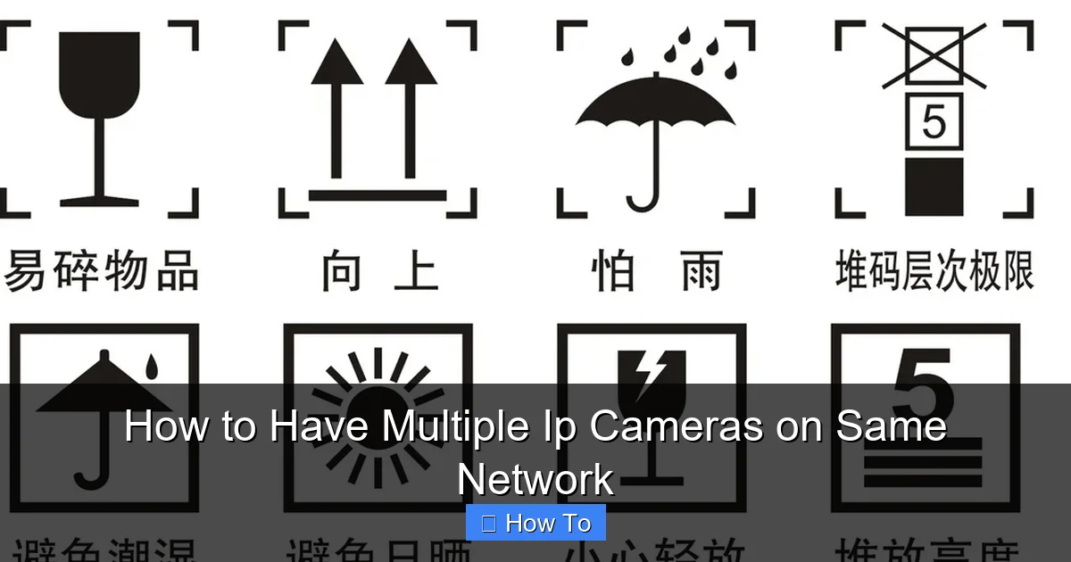 How to Have Multiple Ip Cameras on Same Network