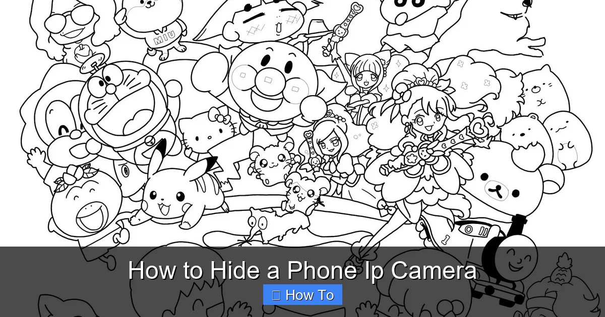 How to Hide a Phone Ip Camera