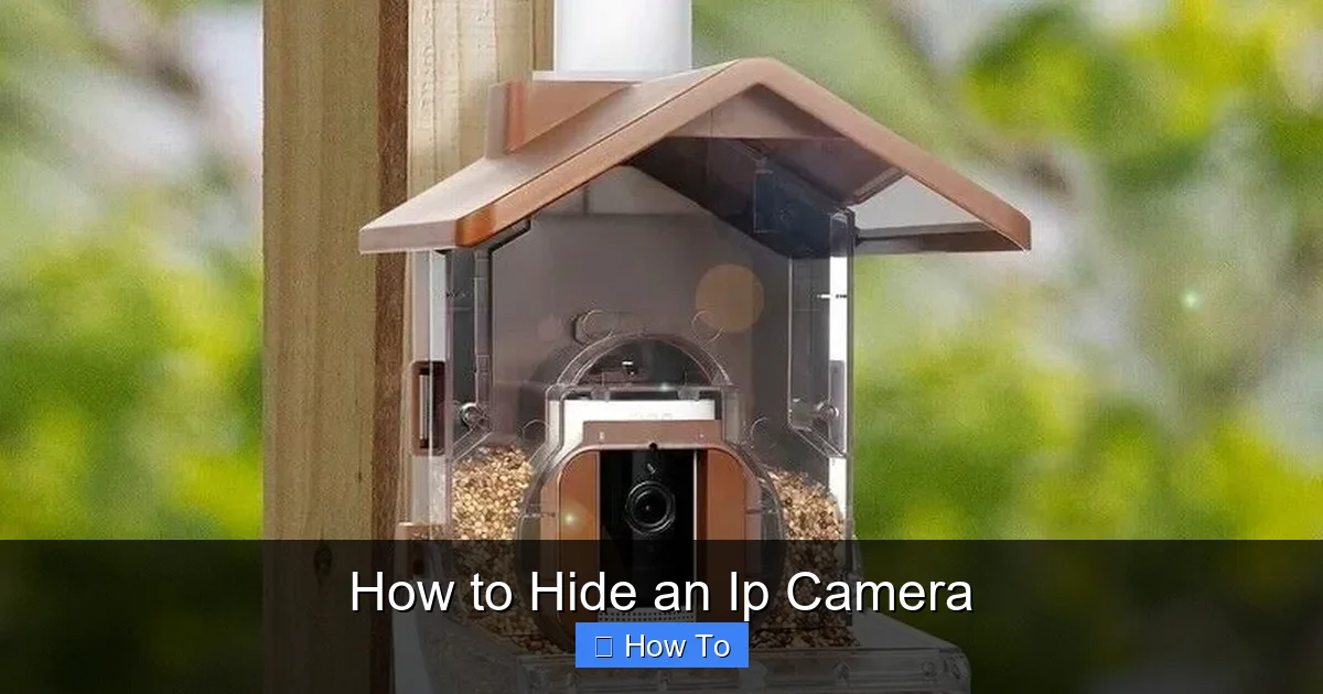 How to Hide an Ip Camera