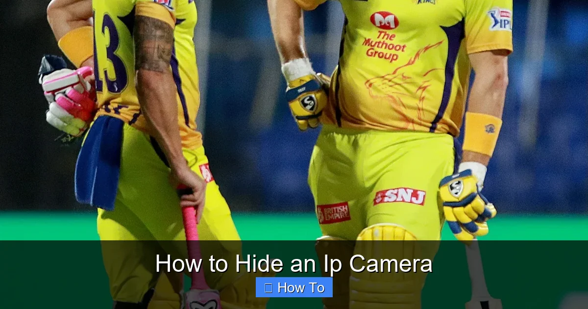 How to Hide an Ip Camera