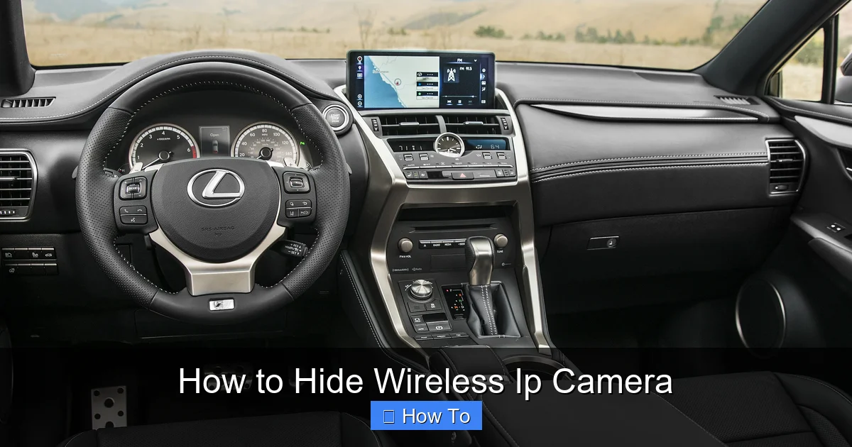 How to Hide Wireless Ip Camera