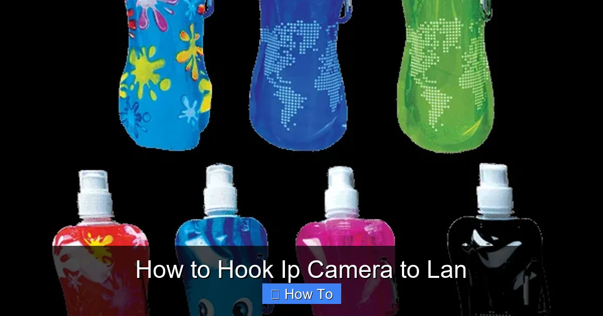 How to Hook Ip Camera to Lan