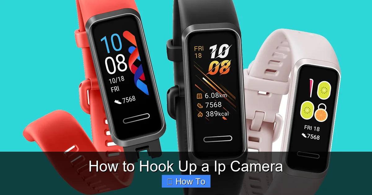 How to Hook Up a Ip Camera