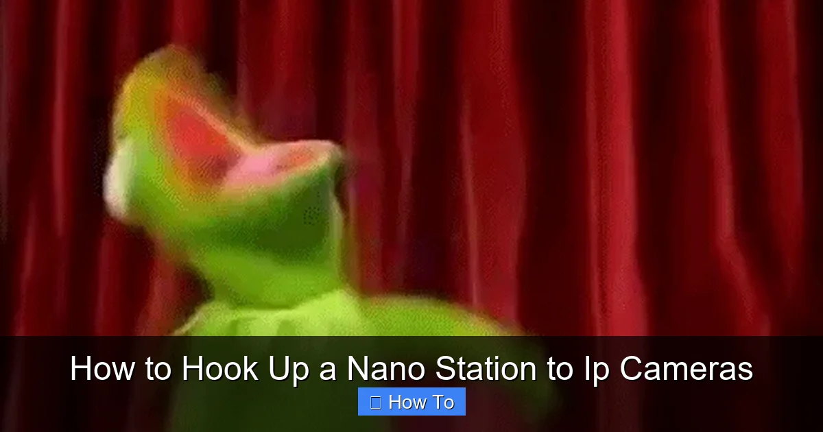 How to Hook Up a Nano Station to Ip Cameras