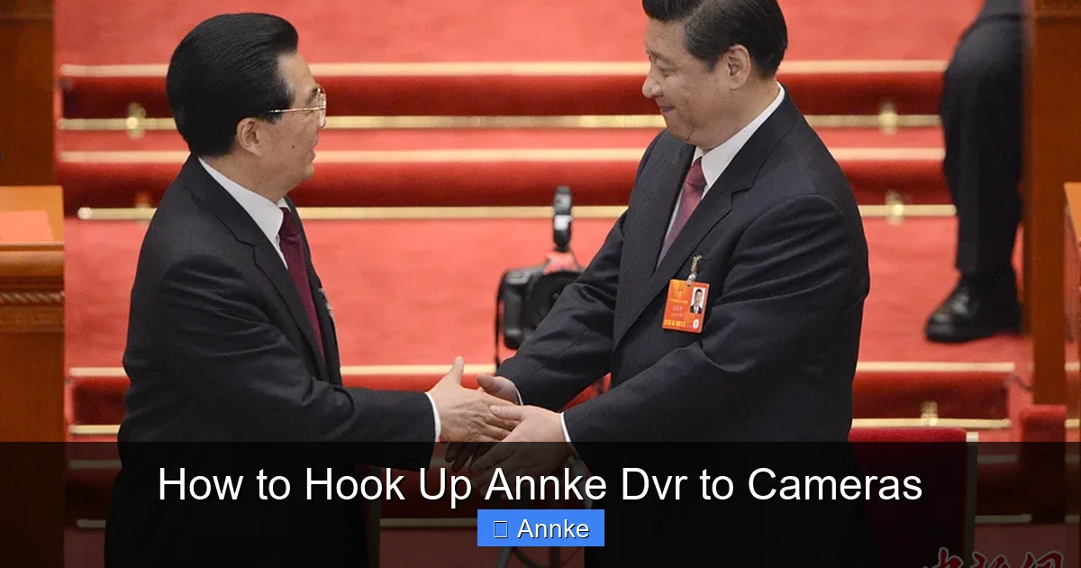 How to Hook Up Annke Dvr to Cameras