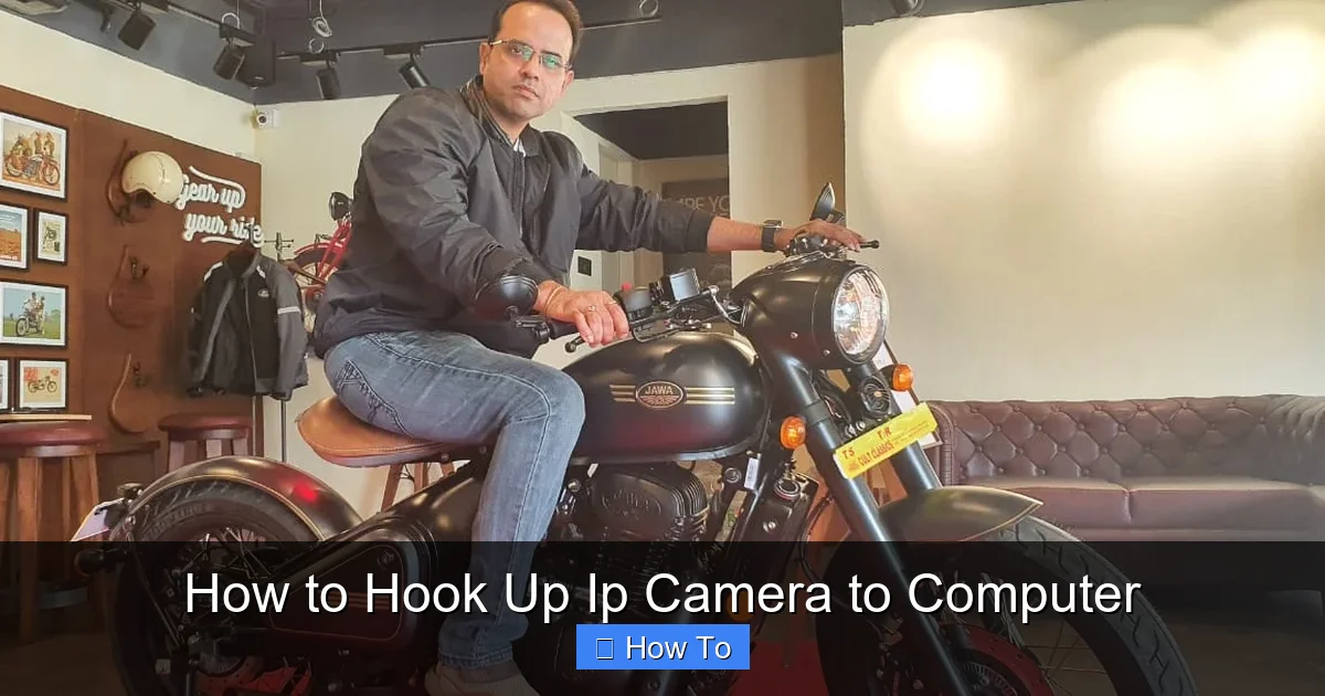 How to Hook Up Ip Camera to Computer