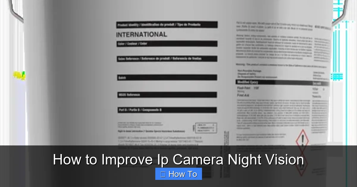 How to Improve Ip Camera Night Vision