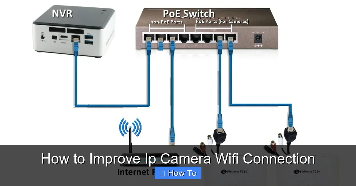How to Improve Ip Camera Wifi Connection