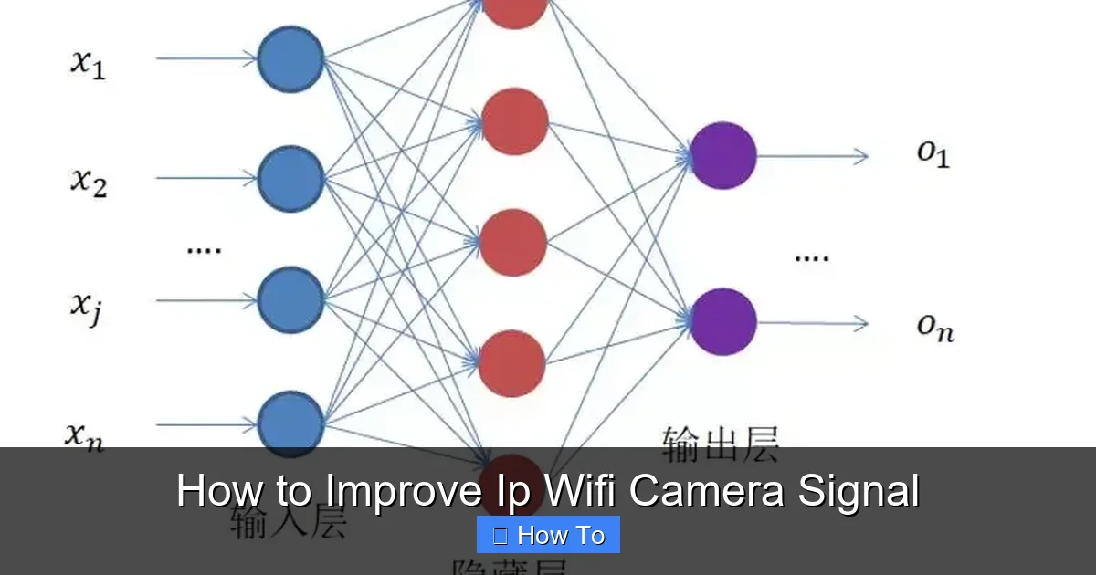 How to Improve Ip Wifi Camera Signal