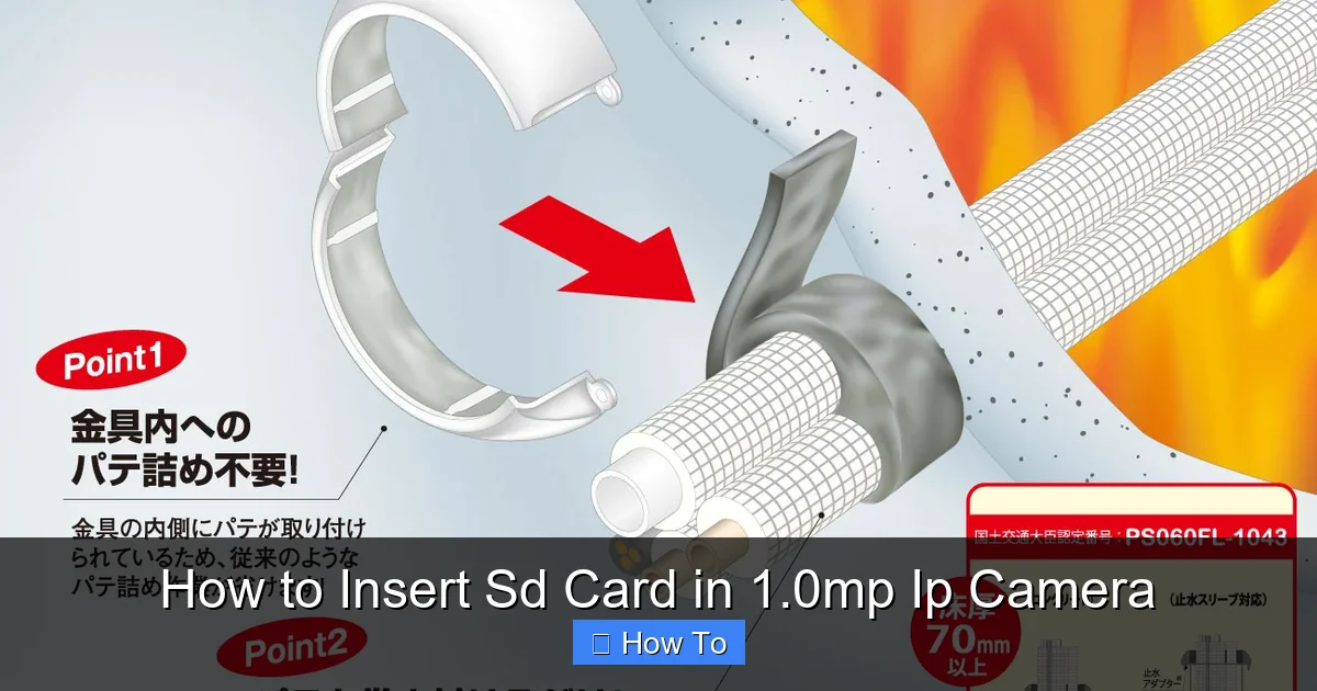How to Insert Sd Card in 1.0mp Ip Camera