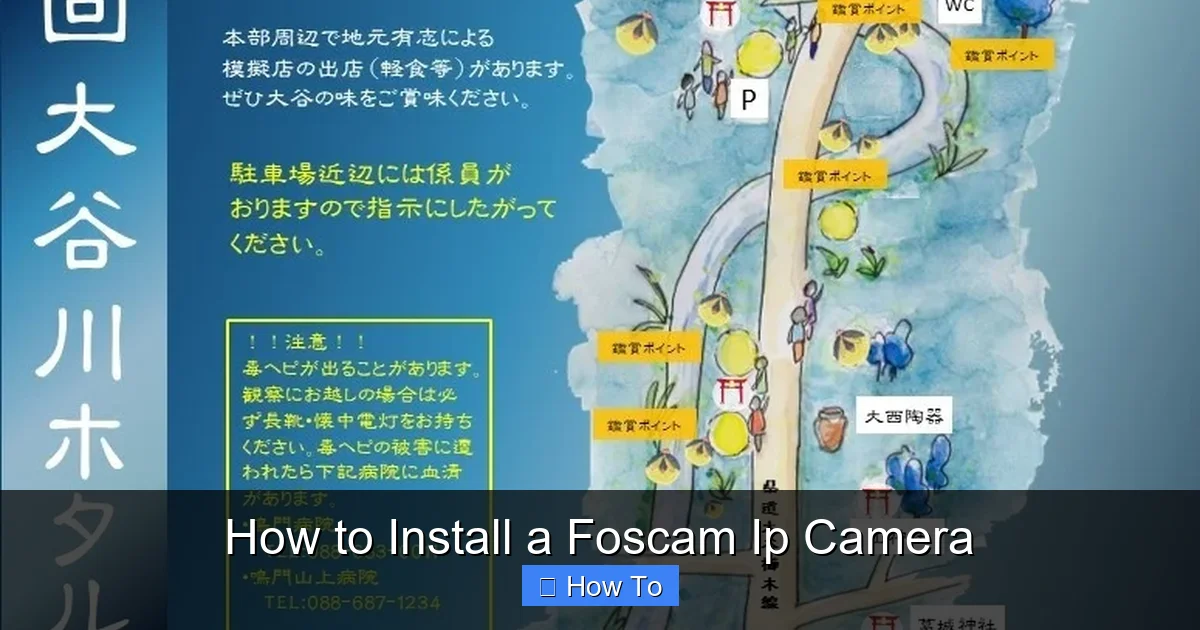 How to Install a Foscam Ip Camera
