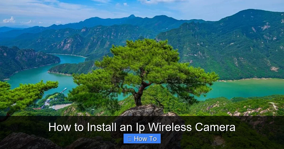 How to Install an Ip Wireless Camera
