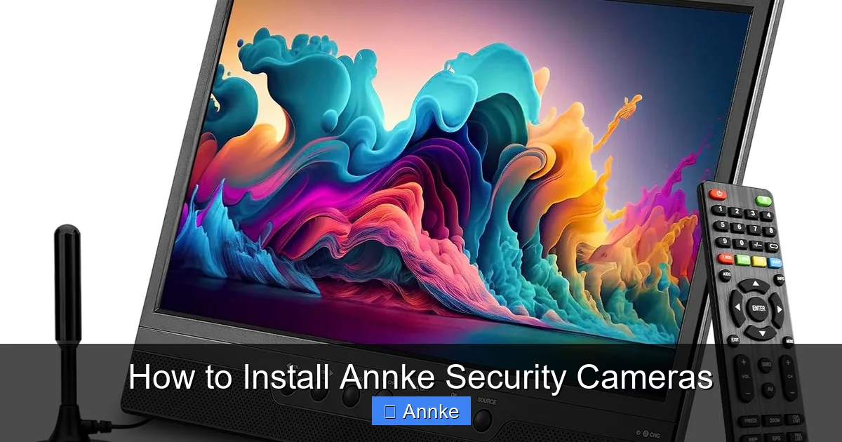 How to Install Annke Security Cameras