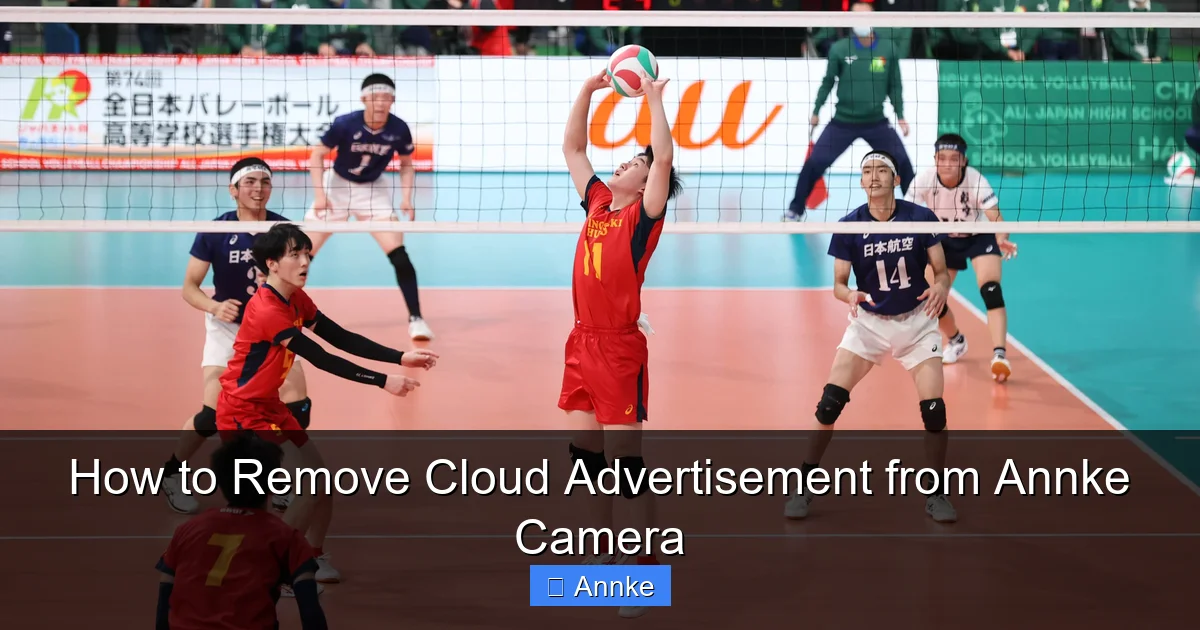 How to Remove Cloud Advertisement from Annke Camera