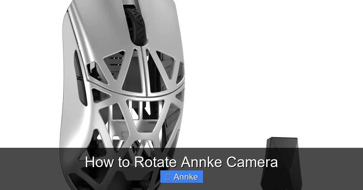 How to Rotate Annke Camera