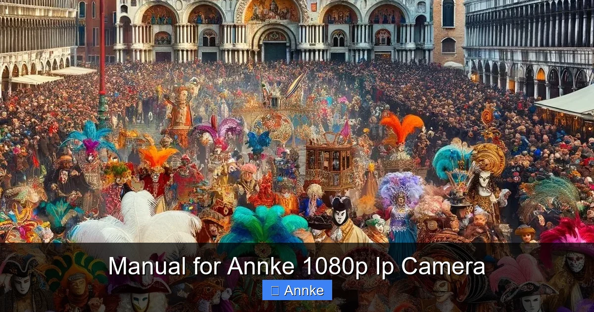 Manual for Annke 1080p Ip Camera
