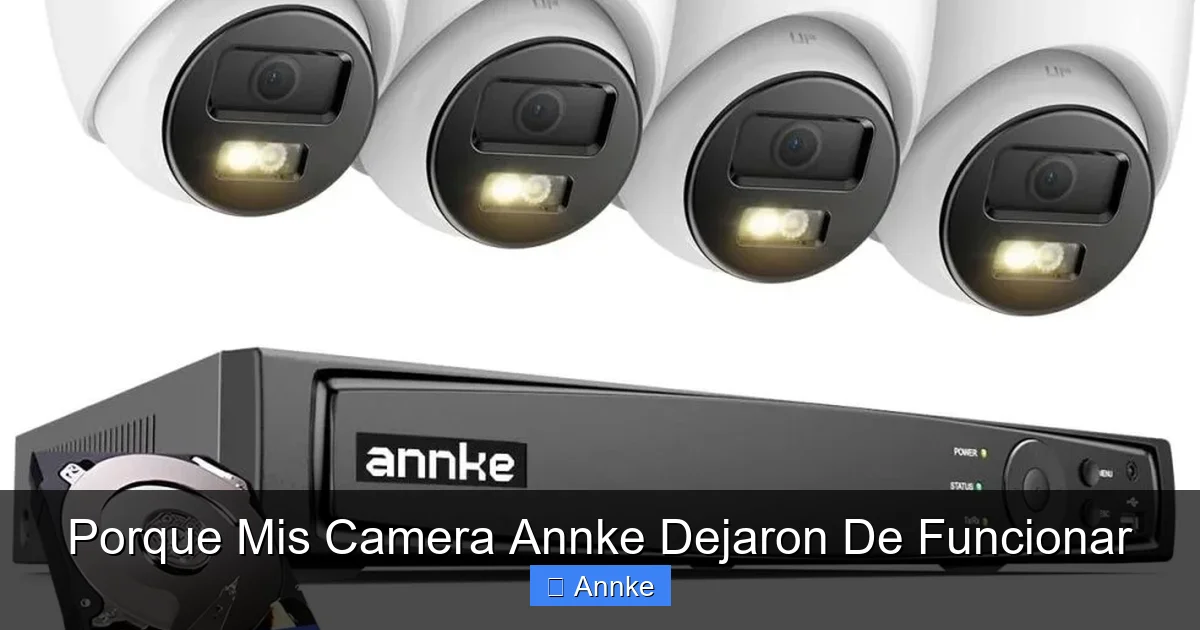 Porque Mis Camera Annke Dejaron De Funcionar