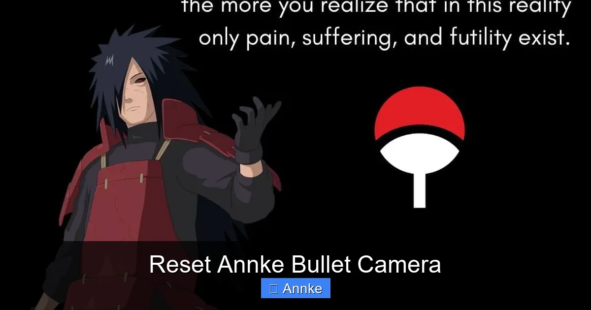 Reset Annke Bullet Camera