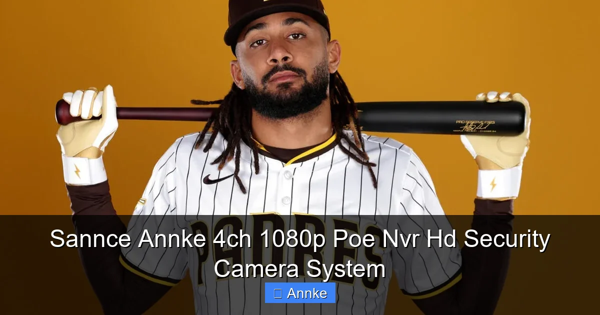 Sannce Annke 4ch 1080p Poe Nvr Hd Security Camera System