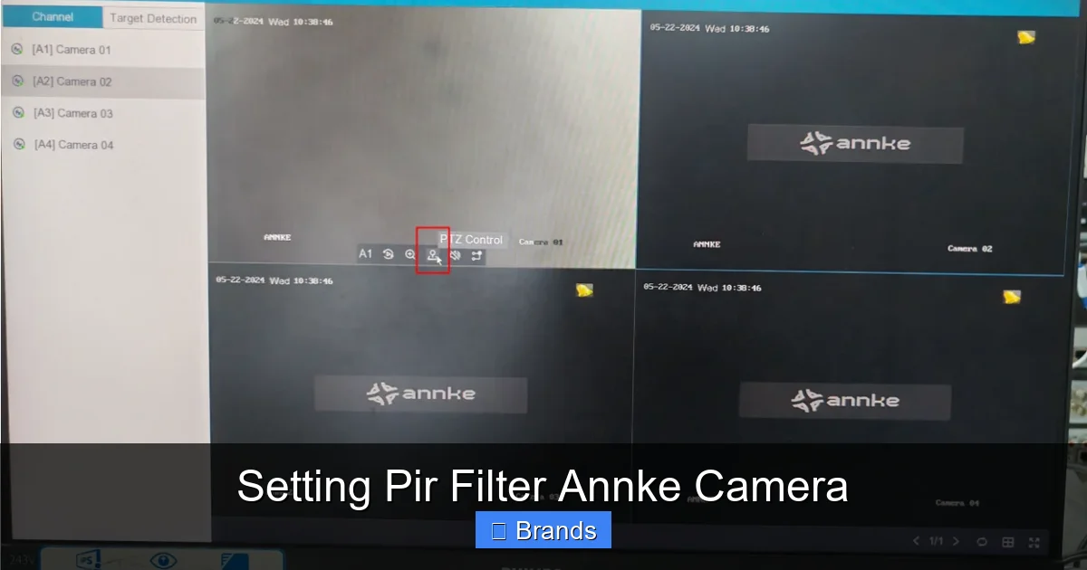 Setting Pir Filter Annke Camera