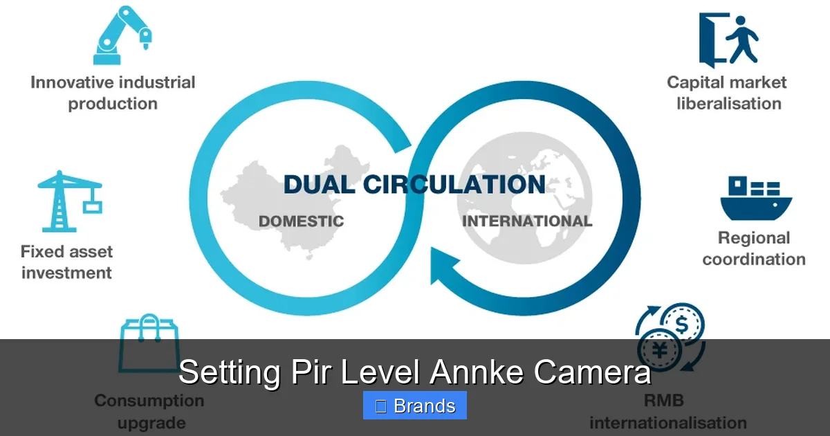 Setting Pir Level Annke Camera
