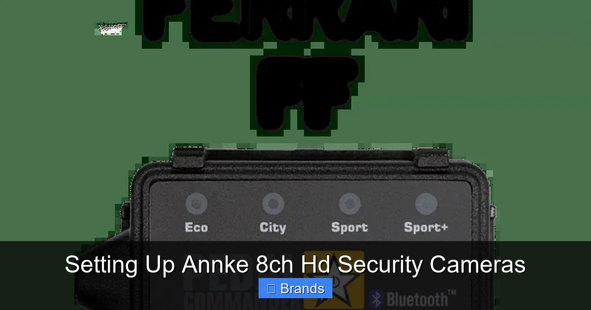 Setting Up Annke 8ch Hd Security Cameras