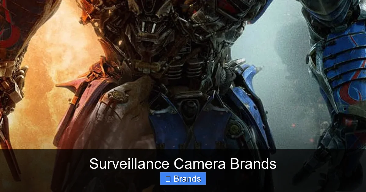 Surveillance Camera Brands