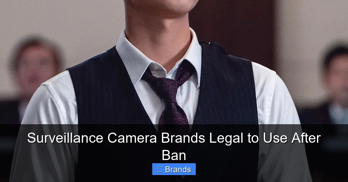 Surveillance Camera Brands Legal to Use After Ban