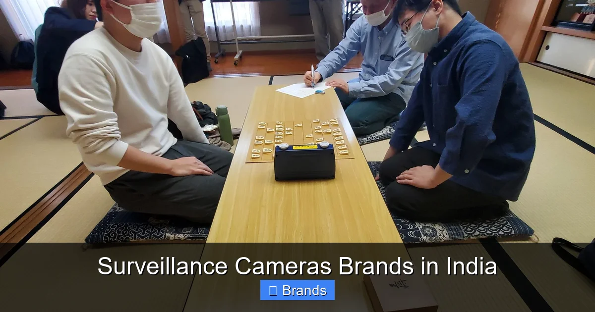 Surveillance Cameras Brands in India