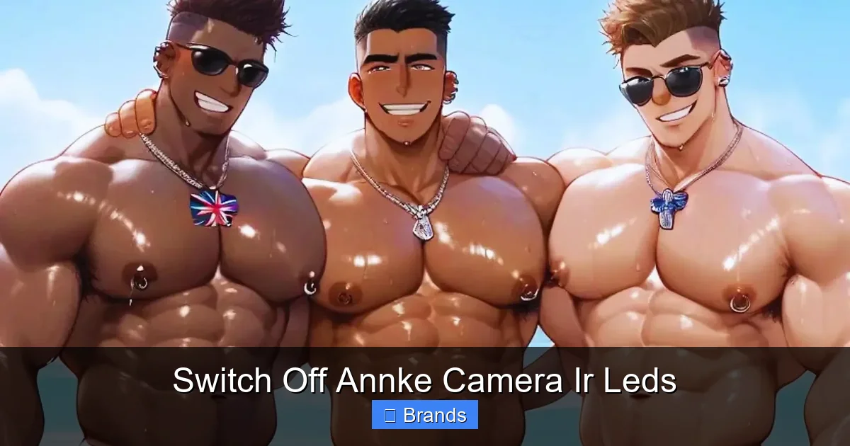 Switch Off Annke Camera Ir Leds