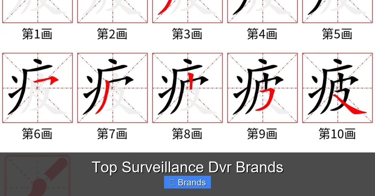 Top Surveillance Dvr Brands