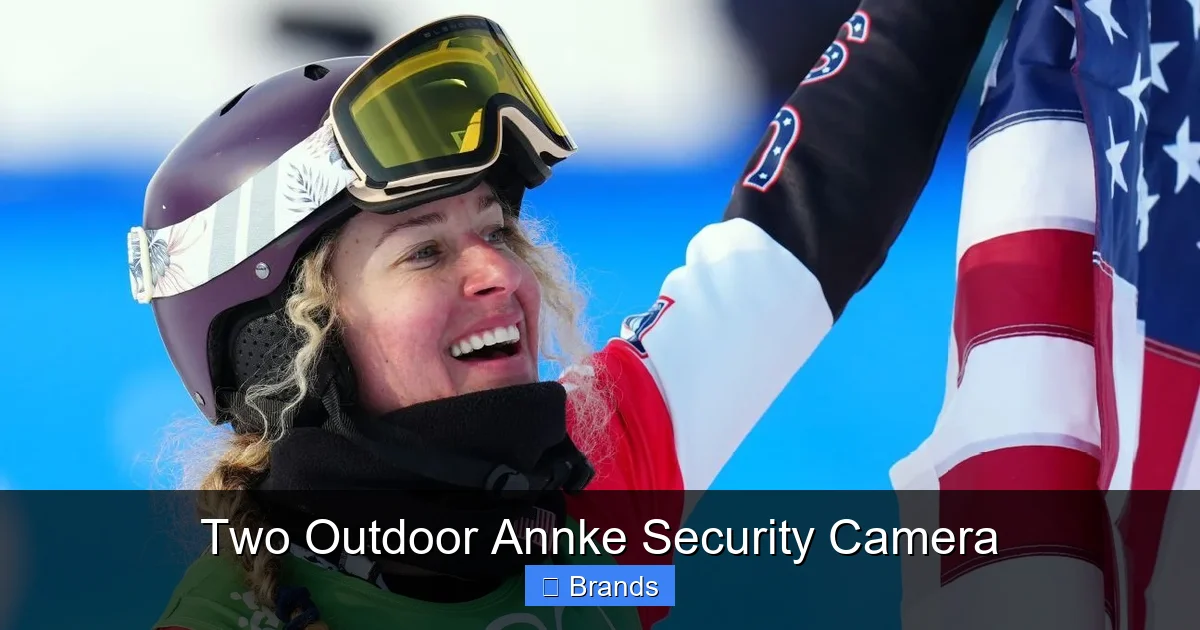 Two Outdoor Annke Security Camera