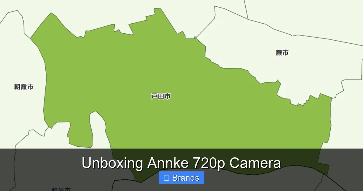 Unboxing Annke 720p Camera