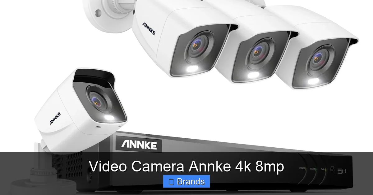 Video Camera Annke 4k 8mp