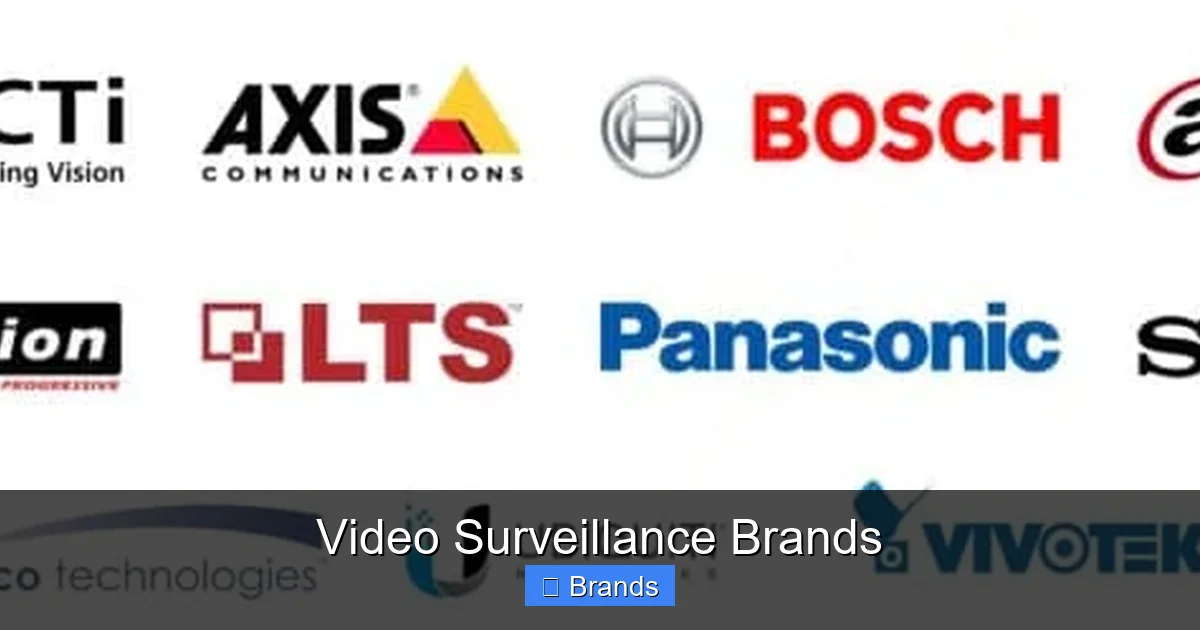 Video Surveillance Brands