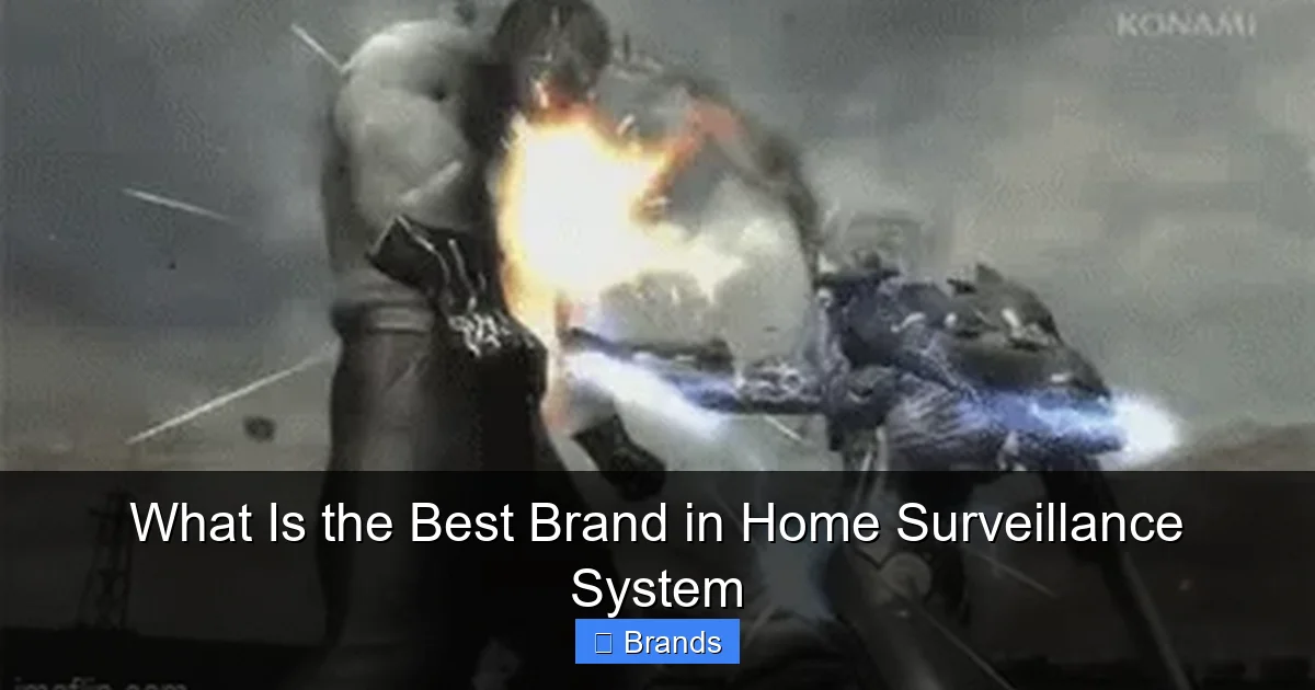 What Is the Best Brand in Home Surveillance System