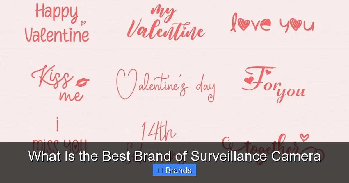 What Is the Best Brand of Surveillance Camera