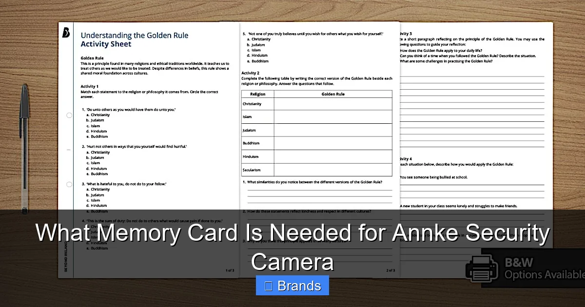What Memory Card Is Needed for Annke Security Camera