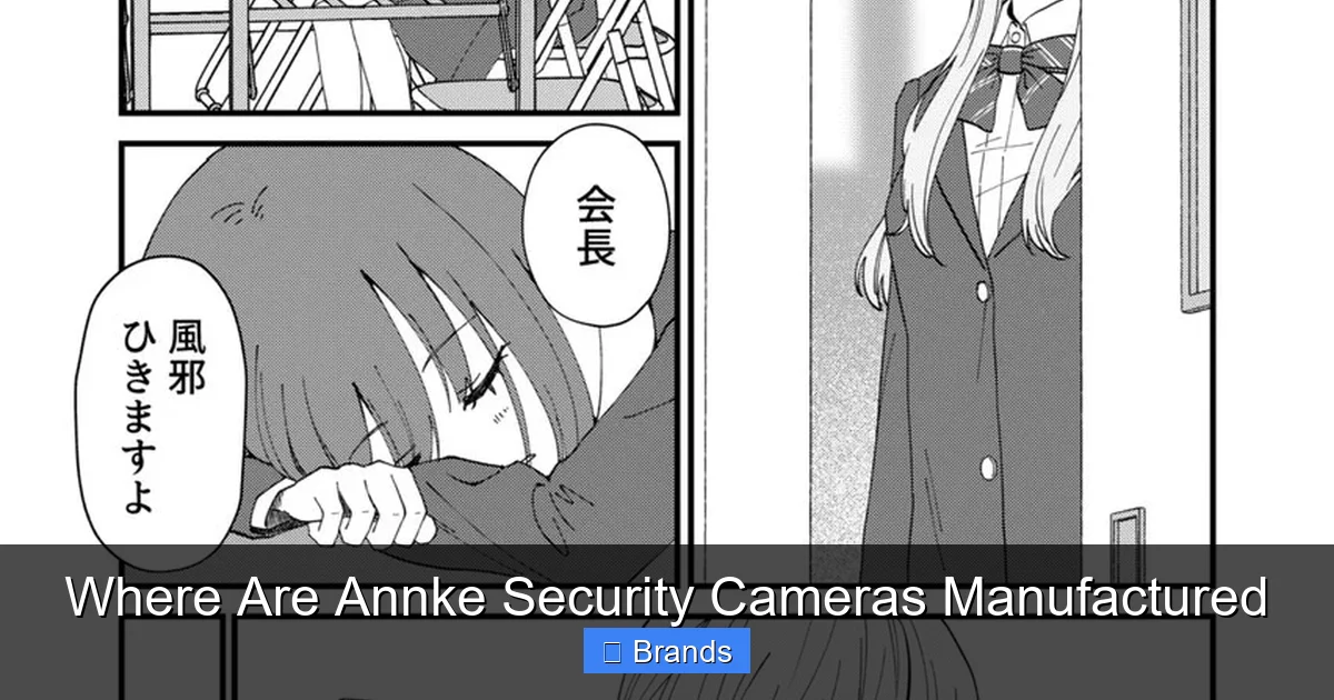 Where Are Annke Security Cameras Manufactured