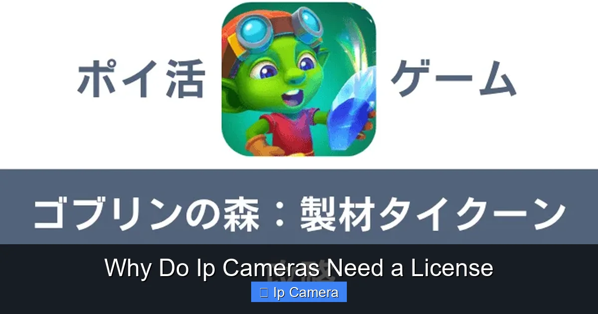 Why Do Ip Cameras Need a License